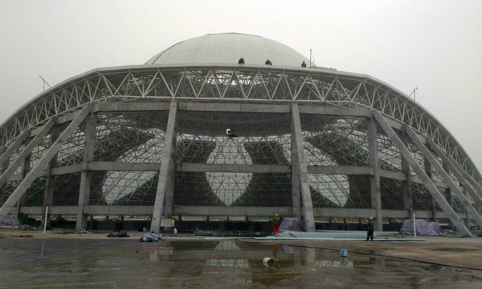 榆林温泉馆网架工程